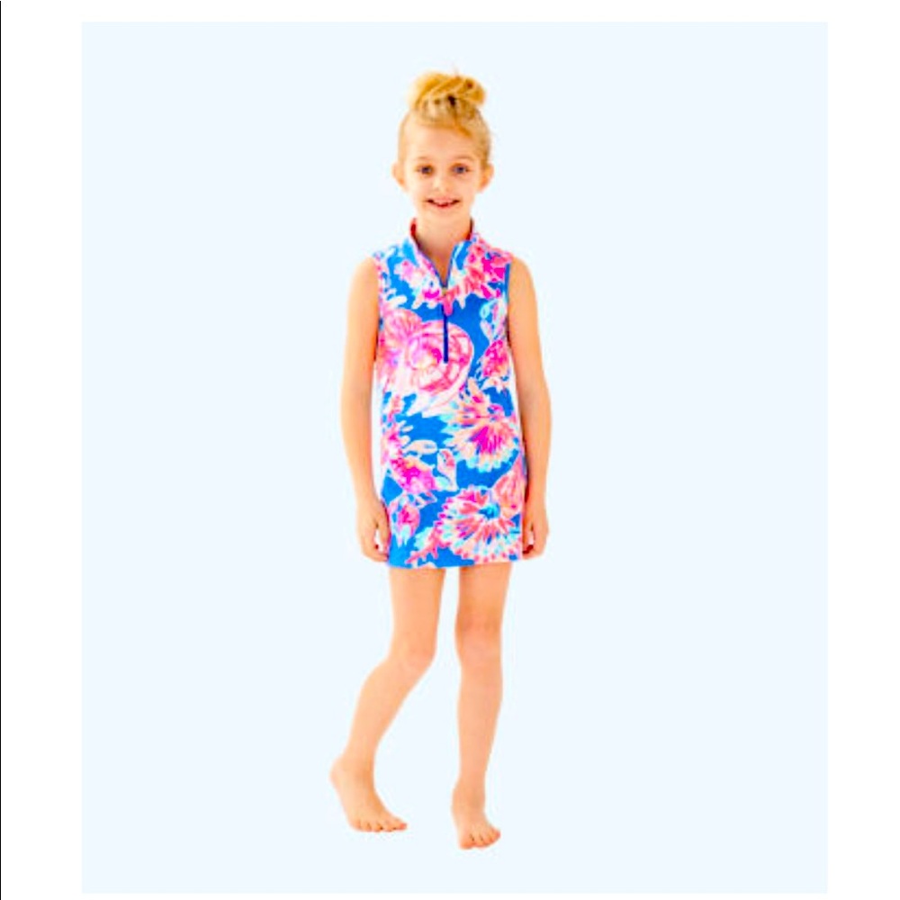 Lilly Pulitzer GIRLS MINI SLEEVELESS SKIPPER SHIFT DRESS